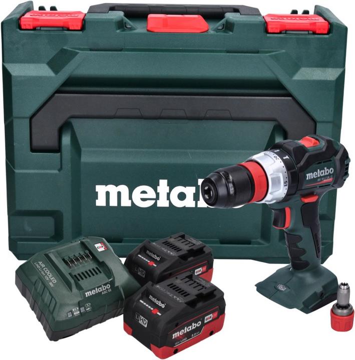 Produktbild Metabo BS 18 LT BL Q Akku Bohrschrauber 18 V 75 Nm Brushless + 2x Akku 8,0 Ah + Ladegerät + metaBOX