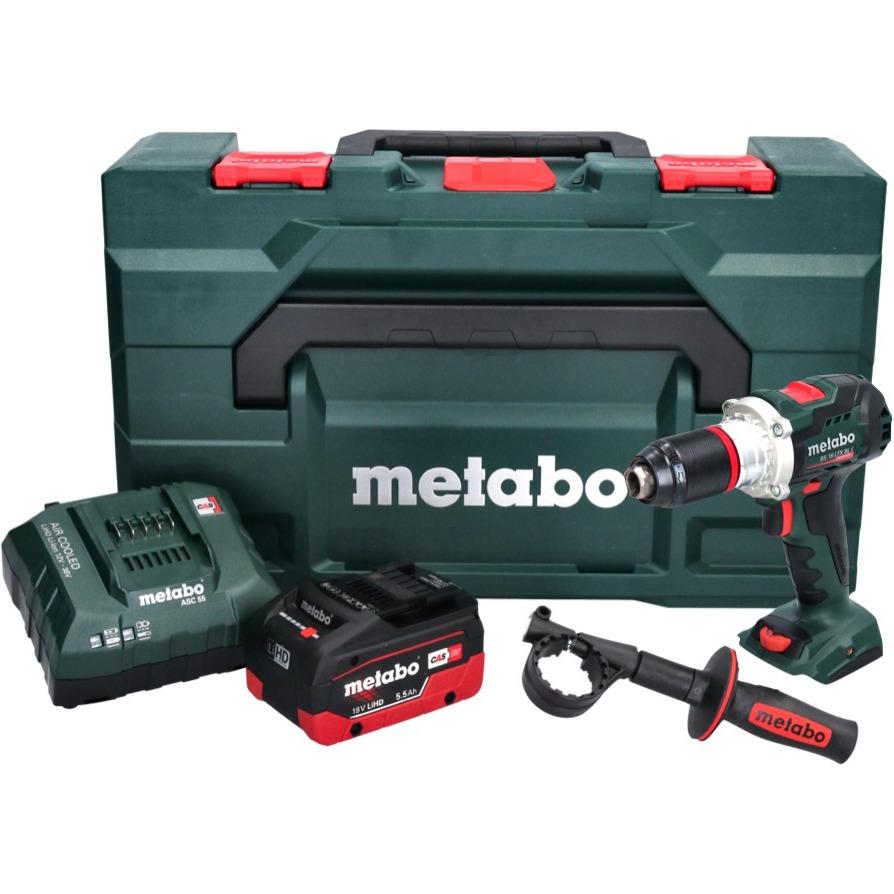 Thumbnail - Metabo, Bohrmaschine + Akkuschrauber, BS 18 LTX BL I Akku Bohrschrauber 18 V 130 Nm + 1x Akku 5,5 Ah + Ladegerät + metaB...