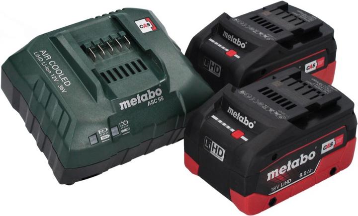 Produktbild Metabo BS 18 LTX BL I Akku Bohrschrauber 18 V 130 Nm + 2x Akku 8,0 Ah + Ladegerät + metaBOX (Akkubetrieb)