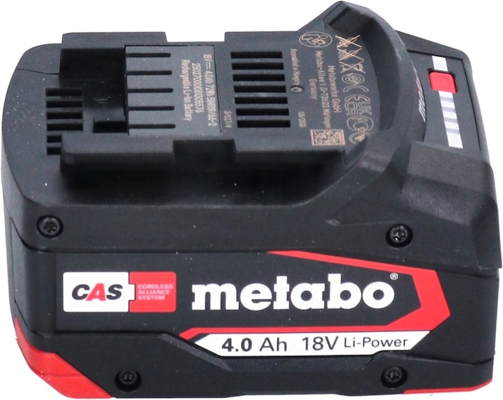 Produktbild Metabo Basis Set 2x Li-Power Akkupack 18 V 4,0 Ah CAS Li-Ion Akku ( 2x 625027000 ) + ASC 55 Ladegerä (18 V)