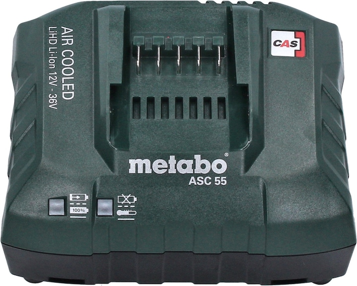 Produktbild Metabo Basis Set 4x Li-Power Akkupack 18 V 4,0 Ah CAS Li-Ion Akku ( 4x 625027000 ) + ASC 55 Ladegerä (18 V)