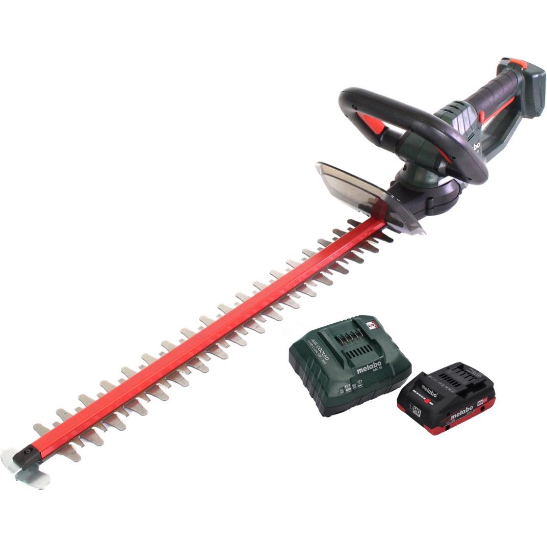 Thumbnail - Metabo, Heckenschere, HS 18 LTX 45 Akku Heckenschere 18 V 43 cm + 1x Akku 4,0 Ah + Ladegerät (Akkuheckenschere)