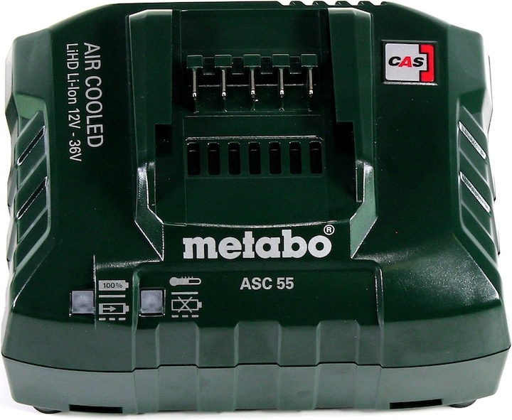 Produktbild Metabo Basis Set 2x Li-Power Akkupack 18 V 4,0 Ah CAS Li-Ion Akku + Ladegerät ASC 55 ( 685050380 ) (18 V)