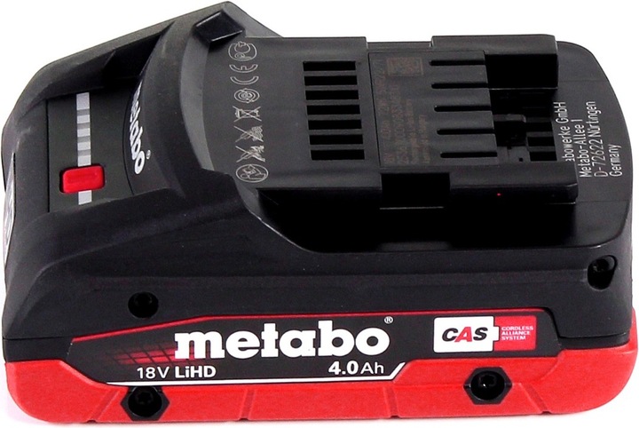 Actual product image Metabo Battery base set 18V with 2x battery LiHD 4,0Ah + charger ASC 55 ( 685163380 ) (18 V)