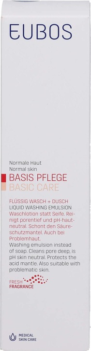 Actual product image Eubos liquid and shower red (400 ml)
