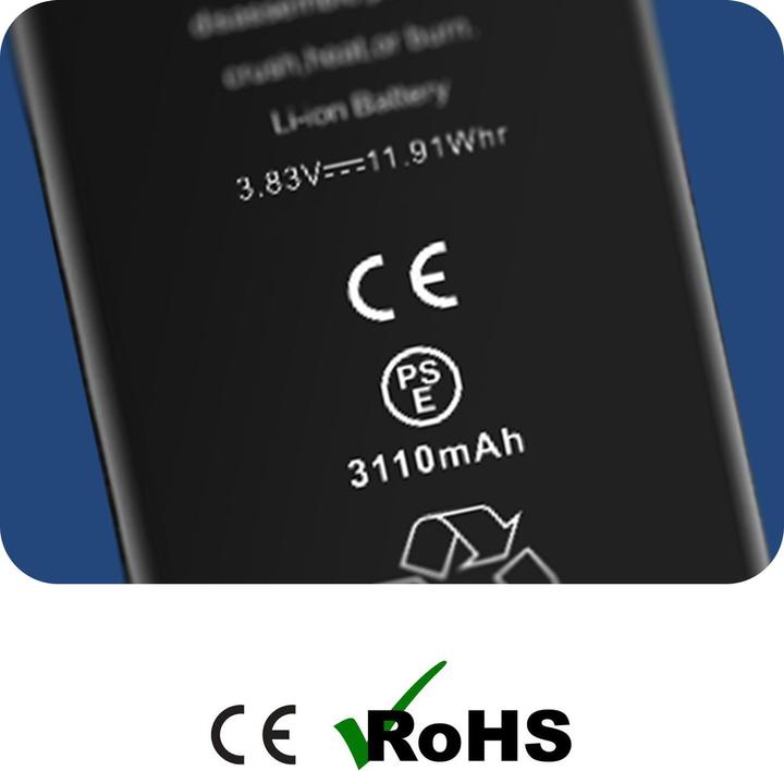 Actual product image Clappio 3110mAh replacement battery without BMS