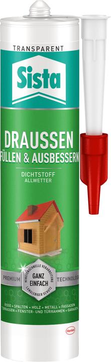 Sista Draussen Füllen & Ausbessern transparent (0.34 kg, Transparent, 280 ml)