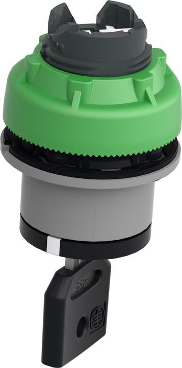 Actual product image Schneider Electric Key switch, front, plastic, 2- ZB5FG6C0