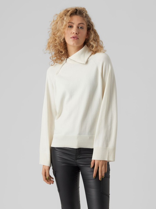 Actual product image Vero Moda High Neck Half-zip Knitted Pullover (XS)