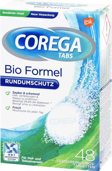 Actual product image Corega TABS Bio Formula Denture Cleaning Tablets, 48 Tablets