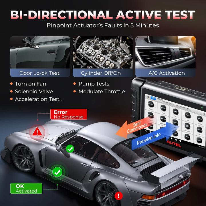 Produktbild Autel Diagnosegerät MaxiCOM MK808S mit 28+ Funktionen