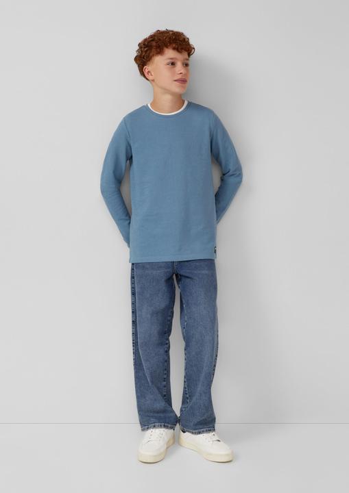 Produktbild s.Oliver T-Shirt Longsleeve aus Strukturjersey (146, 152)