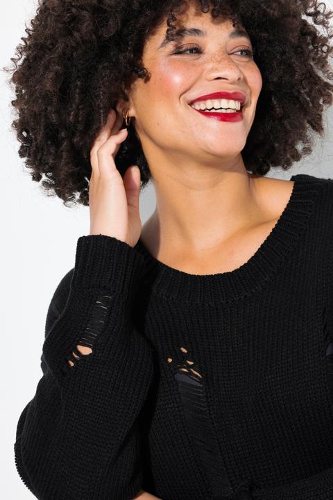 Immagine prodotto Angel of Style Pullover, Loose Fit, Destroyed-Look (46, 48)