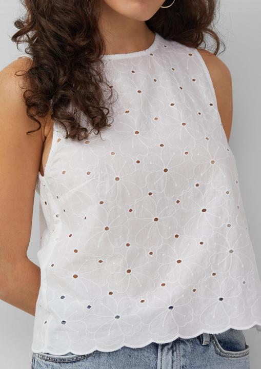 Produktbild S.Oliver Bluse Blusentop mit Lochstickerei (42)