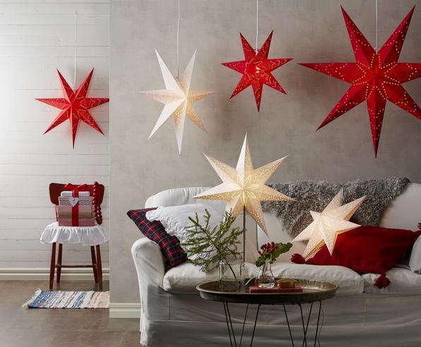 Produktbild Star Trading LED-Stern Sensy 51 cm, Rot