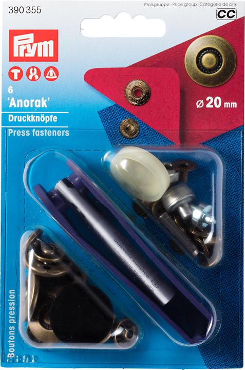 Image du produit Prym Boutons poussoirs