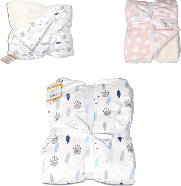 Image du produit Cangaroo couverture bébé Shaggy (105 x 75 cm)