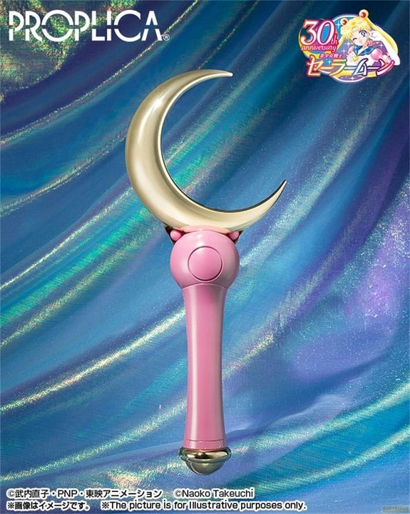 Image du produit Bandai Sailor Moon Proplica Réplique 1/1 Sceptre de la Lune Brilliant Color Edition 26 cm
