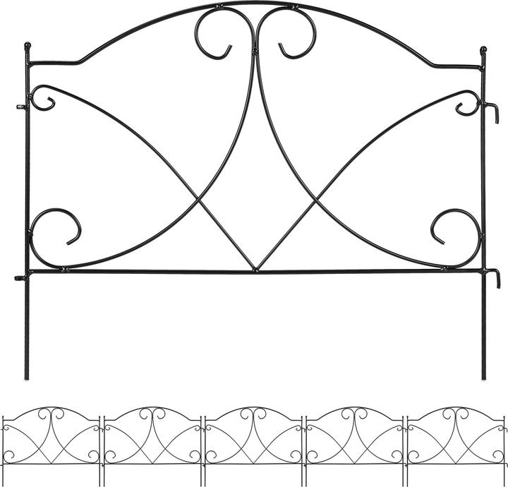 Produktbild Relaxdays 6x Beetzaun (100 cm)