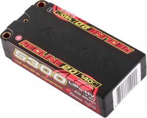Actual product image Gens Ace Redline 2.0 Series 5300mAh 7.6V 140C 2S2P HardCase HV Lipo Battery Pack with Hardcase 64# (7.60 V, 5300 mAh)