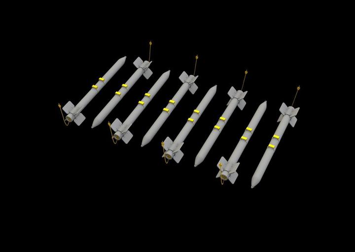 Actual product image Eduard HVAR rockets