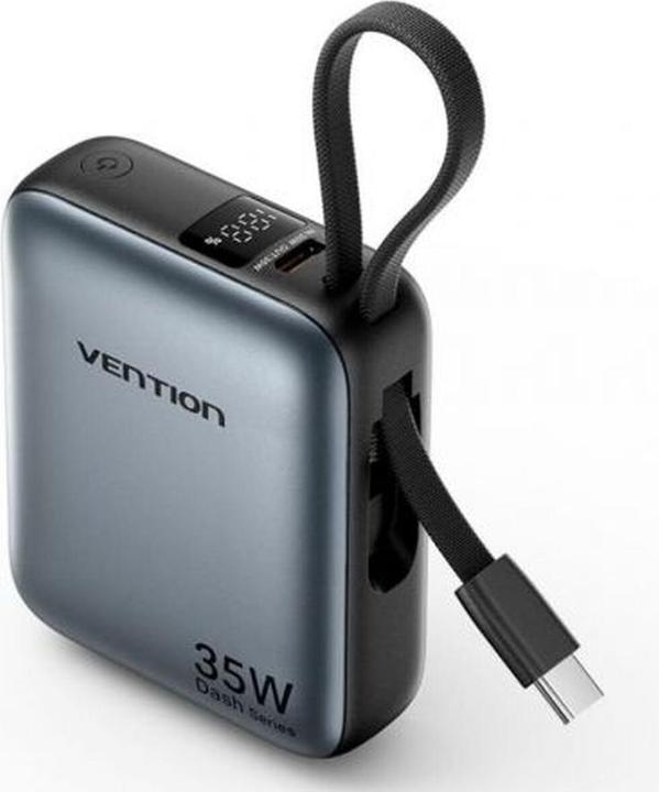 Image du produit Vention Banque d'alimentation FHEH0 10000mAh 35W (Szary) (10000 mAh, 35 W, 38.50 Wh)