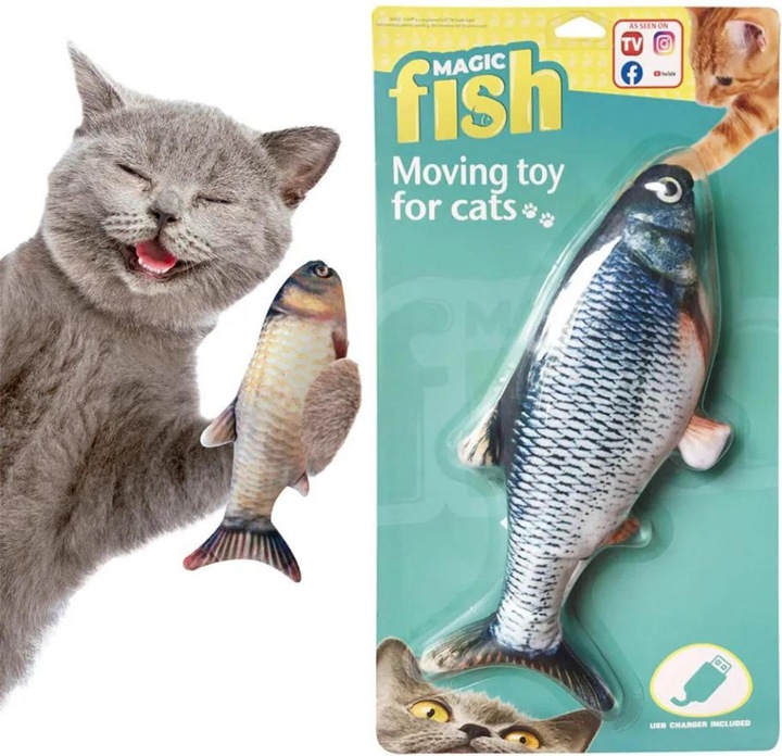 Immagine prodotto Best direct Magic Fish (Gatto di peluche)