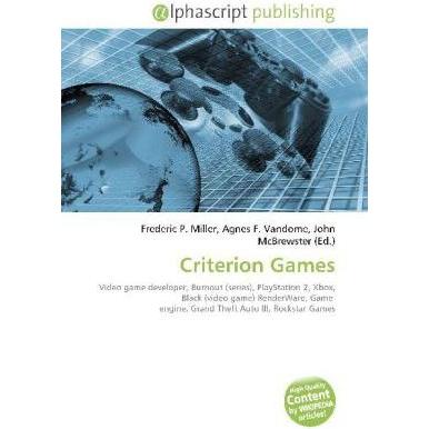 Criterion Games, Fachbücher