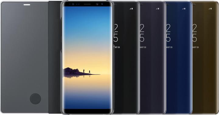Actual product image Samsung clear view (Samsung Galaxy Note 8)