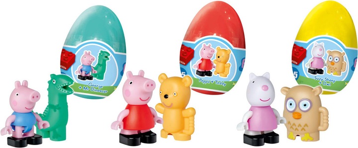 Produktbild BIG PlayBIG Bloxx Peppa Pig Lustiges Ei, 3er-Set