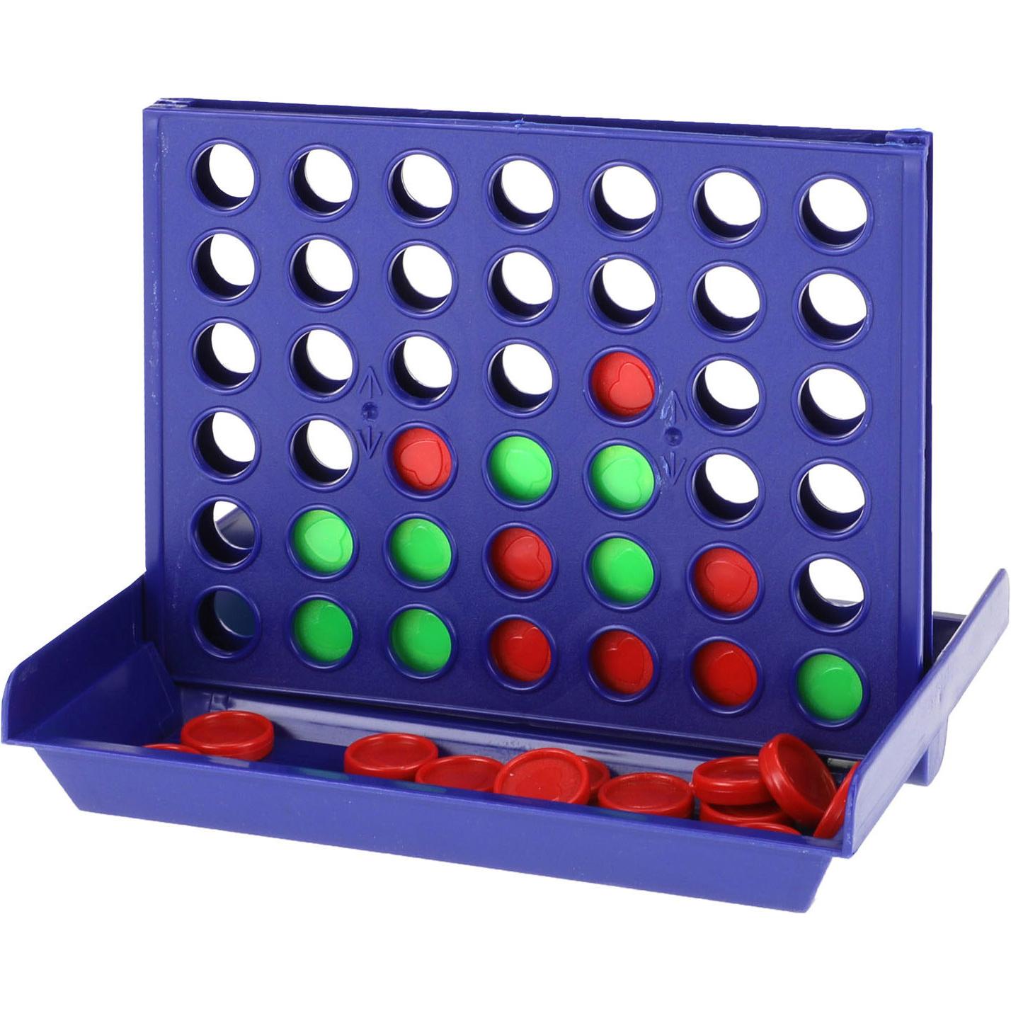 Toi-Toys Verbinden Sie 4 Spiel (Englisch, Deutsch, Französisch, Italienisch, Schweizerdeutsch)