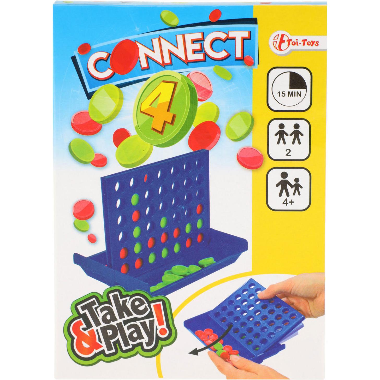 Thumbnail - Toi-Toys Verbinden Sie 4 Spiel (Englisch, Deutsch, Französisch, Italienisch, Schweizerdeutsch)