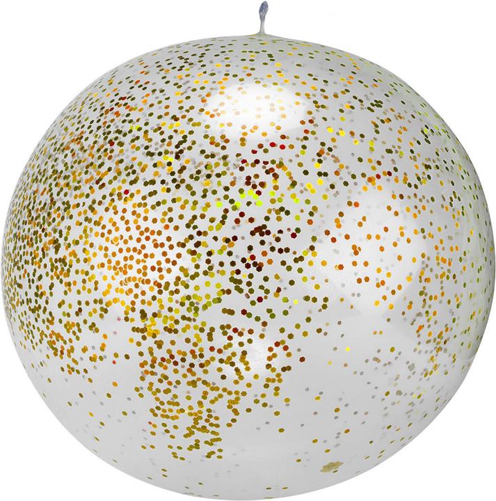 Actual product image Toi-Toys Inflatable glitter balloon, 60cm (1 x)