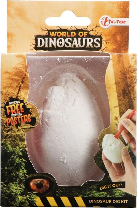 Actual product image Toi-Toys World of Dinosaurs excavation set dino egg