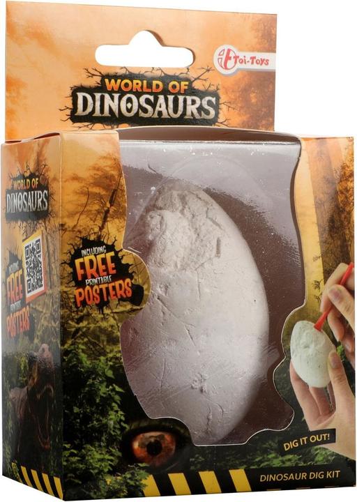 Actual product image Toi-Toys World of Dinosaurs excavation set dino egg
