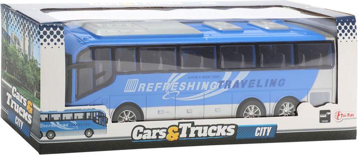 Produktbild Toi-Toys Cars & Trucks Reisebus Blue Friction, 32cm