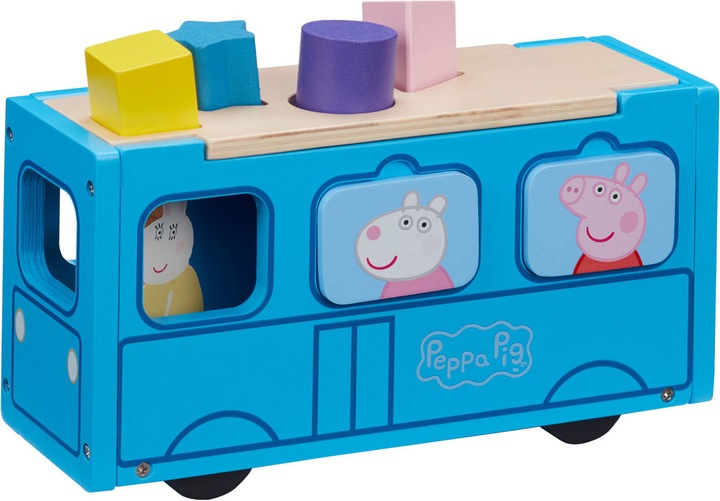Image du produit Boti Trieur de formes en bois Peppa Pig Schoolbus
