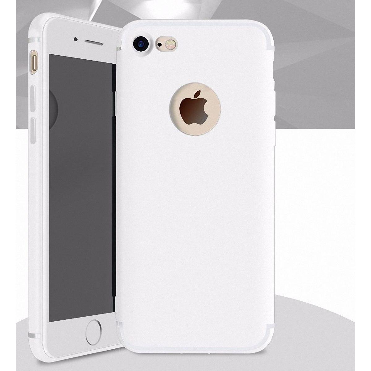 Thumbnail - König Design TPU Silikon Case für Handy Apple iPhone 8 Cover Schutz Hülle Bumper Rahmen Weiss (Apple iPhone 8), Smartpho...