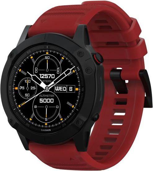 Produktbild MU Classic Silikon Armband (22 mm, Edelstahl, Silikon)