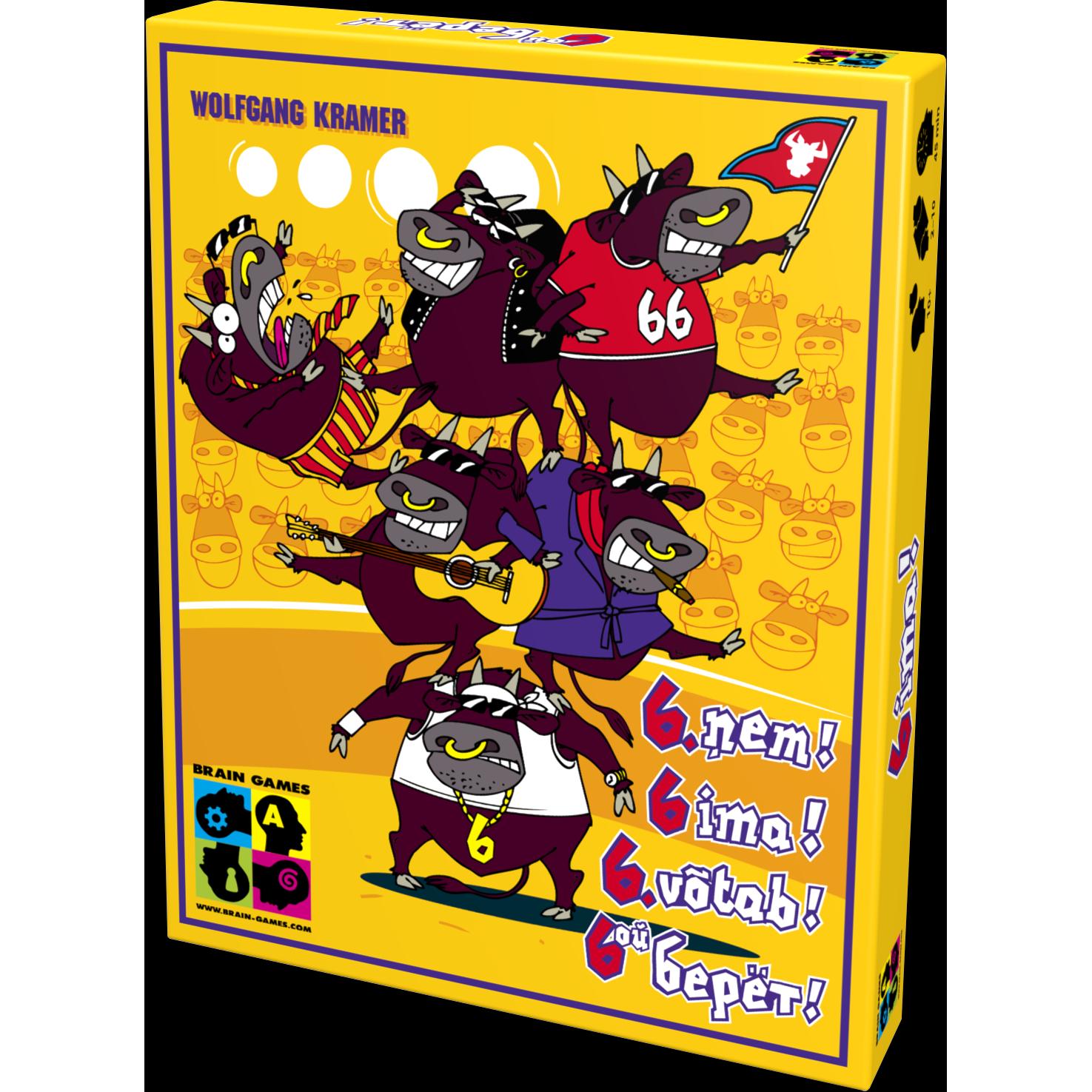 Brain Games card game "6 takes!" (Litauisch, Russisch, Estnisch, Lettisch)