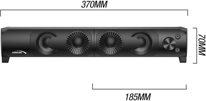 Produktbild Audiocore Soundbar (2.0 Kanal)