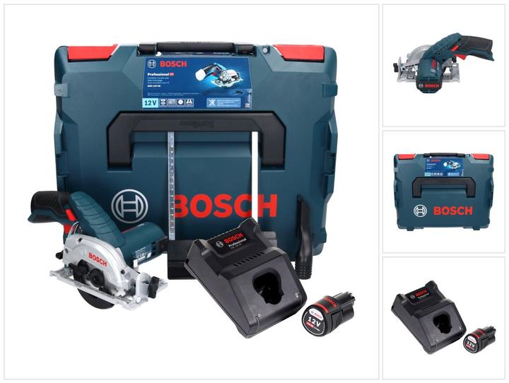 Image du produit Bosch Professional Bosch GKS 12V-26 Professional Scie circulaire sans fil 85mm avec boîtier L-Boxx + 1x Batterie GBA 3