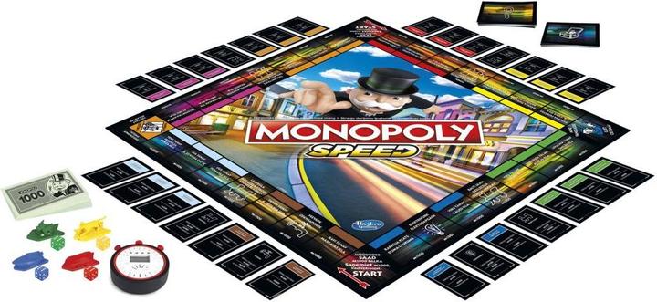 Produktbild Monopoly HASBRO Fast Game, EE / LV (Englisch, Lettisch)