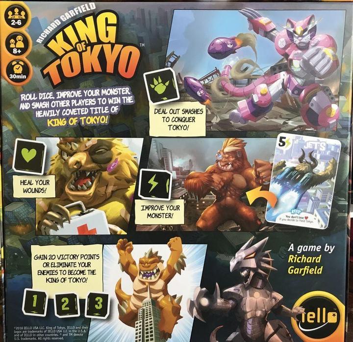 Immagine prodotto Iello Re di Tokyo (Inglese, 2 - 6 Giocatori)