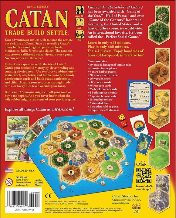 Actual product image Kosmos Catan (German)