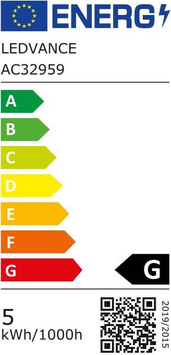 Energy Label Ledvance Smart+ (E27, 4.50 W, 300 lm, 1 x, G)