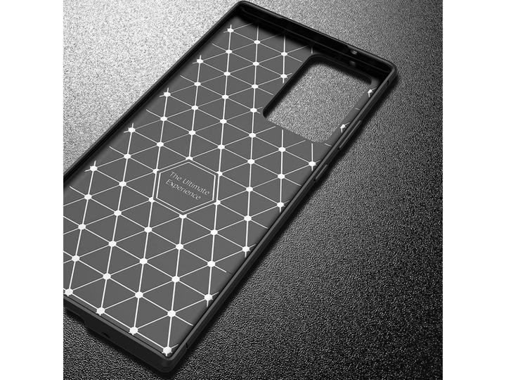 Produktbild Screenguard Samsung Galaxy Note20 Ultra Hülle Carbon Design TPU Case (Samsung Galaxy Note 20 Ultra)