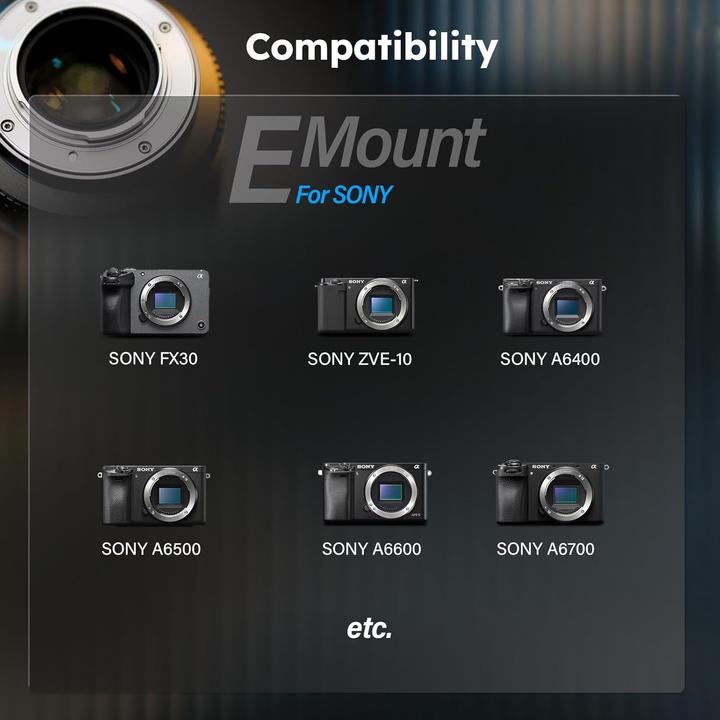 Actual product image Sirui Venus 75mm T2.9 1.6x Full-Frame Anamorphic lens(E mount) (Sony E, full size)