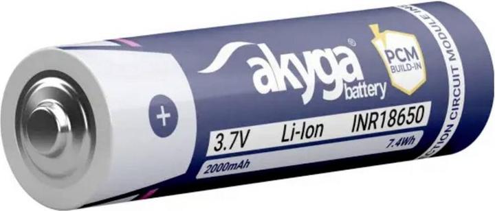 Produktbild Akyga Spezial-Akku Li-Ion 3.7 V 2900 mAh 1 St. (1 Stk., 18650, 2900 mAh)