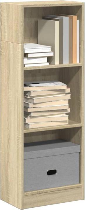 Produktbild vidaXL Bücherregal Bücherschrank Standregal Büroregal Sonoma-Eiche Holzwerkstoff (40 x 24 x 109 cm)